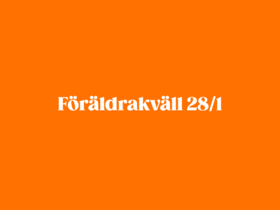 Föräldrakväll.